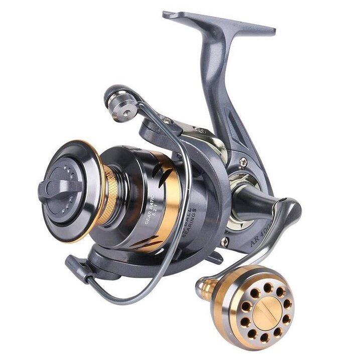 Reel Frontal Deukio Ar7000 Para Lance De Pesca Costa