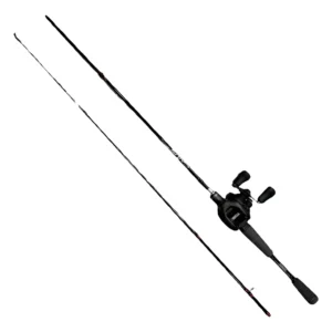 Combo Shimano Caius Reel + Caña 2.10 Metros Color Negro