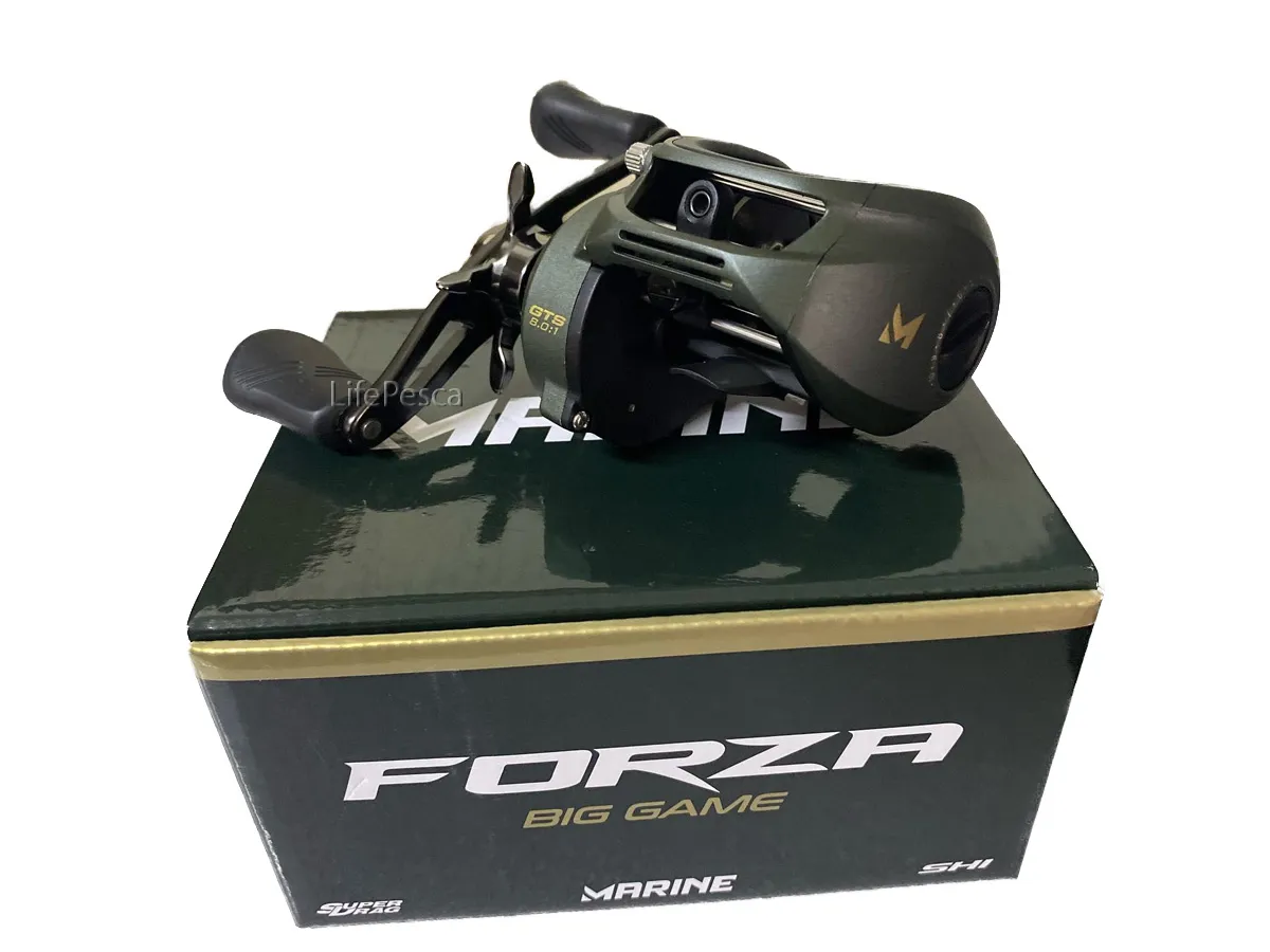 Reel Marine Sports Forza Big Game derecho verde musgo